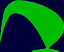 A stylised kiwi. They aren't really green, but New Zealand is a green country.